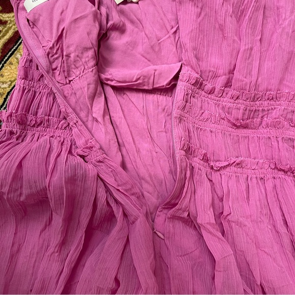 Rebecca Taylor Short Sleeve Pleated Dress - Picture 7 of 13